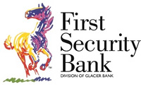 First Security Bank - Division of Glacier Bank multi-colored logo